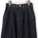 【WALDO】センタープレス入り2タックデニムワイドパンツ | NICOLE | 詳細画像14 