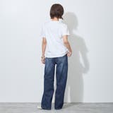 【WALDO】センタープレス入り2タックデニムワイドパンツ | NICOLE | 詳細画像4 