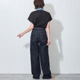 【WALDO】センタープレス入り2タックデニムワイドパンツ | NICOLE | 詳細画像8 