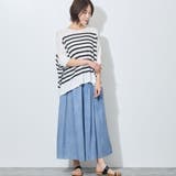 【WALDO】ウエストゴム2.5オンスデニムフレアパンツ | NICOLE | 詳細画像5 