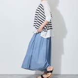 【WALDO】ウエストゴム2.5オンスデニムフレアパンツ | NICOLE | 詳細画像6 