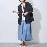 【WALDO】ウエストゴム2.5オンスデニムフレアパンツ | NICOLE | 詳細画像7 