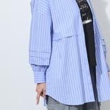 【WALDO】タック入りストライプチュニックシャツ | NICOLE | 詳細画像5 