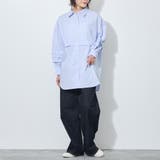 【WALDO】タック入りストライプチュニックシャツ | NICOLE | 詳細画像7 