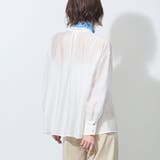 【WALDO】前付き合わせタック入りバンドカラーブラウス | NICOLE | 詳細画像5 