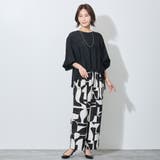 【WALDO】裾ドロスト入りノーカラーブラウス | NICOLE | 詳細画像12 