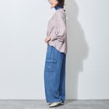 【WALDO】裾ドロスト入りノーカラーブラウス | NICOLE | 詳細画像8 