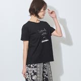 ラメ入りロゴプリント半袖Tシャツ | NICOLE | 詳細画像13