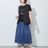 ラメ入りロゴプリント半袖Tシャツ | NICOLE | 詳細画像16