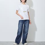 ラメ入りロゴプリント半袖Tシャツ | NICOLE | 詳細画像2