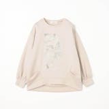 19ライトグレー | 【WALDO】箔入りプリントプルオーバー | NICOLE