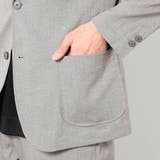 リネンライクポリエステルテーラードジャケット | NICOLE | 詳細画像8 