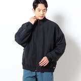 49ブラック | フルダルナイロン スタンドカラージップブルゾン | NICOLE
