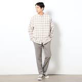 リネンライクポリエステルテーパードパンツ | NICOLE | 詳細画像2 