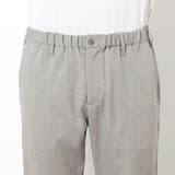 リネンライクポリエステルテーパードパンツ | NICOLE | 詳細画像5 