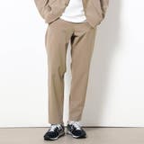 18ベージュ | ナイロンリップストレッチイージーパンツ | NICOLE