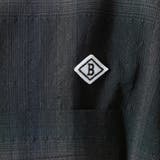 BROOKLYN OVERALL テクスチャーチェック バンドカラーシャツ | NICOLE | 詳細画像13 