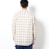 BROOKLYN OVERALL テクスチャーチェック バンドカラーシャツ | NICOLE | 詳細画像3 