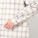 BROOKLYN OVERALL テクスチャーチェック バンドカラーシャツ | NICOLE | 詳細画像7 