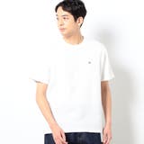 09ホワイト | BROOKLYN OVERALL オーガニックコットンワッフルTシャツ | NICOLE