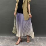 着心地抜群!大人グラデーションプリーツスカート | NICOLE | 詳細画像15