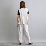 【セットアップアイテム】 ジレ×タックパンツ | NICOLE | 詳細画像4 