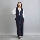【セットアップアイテム】 ジレ×タックパンツ | NICOLE | 詳細画像8 