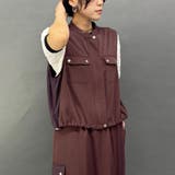 【セットアップ対応】ミリタリー風ジレ | NICOLE | 詳細画像5