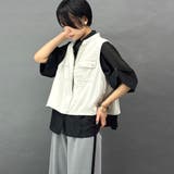 【セットアップ対応】ミリタリー風ジレ | NICOLE | 詳細画像8