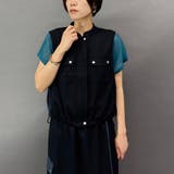 49ブラック | 【セットアップ対応】ミリタリー風ジレ | NICOLE