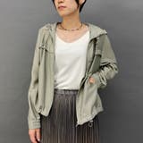 46カーキ | シアーパーカー | NICOLE