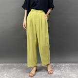 20イエロー | シアーカルゼパンツ | NICOLE