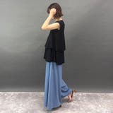 接触冷感 大人かわいいティアードフレンチトップス | NICOLE | 詳細画像11 