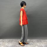 接触冷感 大人かわいいティアードフレンチトップス | NICOLE | 詳細画像3 