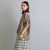 【セットアップ対応】半袖シアーシャツ | NICOLE | 詳細画像4