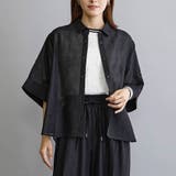 49ブラック | 【セットアップ対応】半袖シアーシャツ | NICOLE
