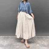 シアーデニムオーバー半袖シャツ | NICOLE | 詳細画像17