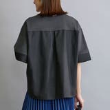異素材使いプリントTシャツ | NICOLE | 詳細画像9 