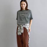 エンボスデザインTシャツ | NICOLE | 詳細画像4 