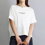 28オフホワイト | エンボスデザインTシャツ | NICOLE