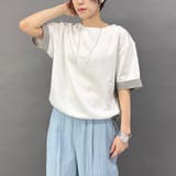 28オフホワイト | 異素材使いプルオーバー | NICOLE