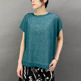40グリーン | 透け感のあるシアートップス×タンクセット | NICOLE