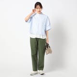 ノーカラーストライプシャツ | NICOLE | 詳細画像2 