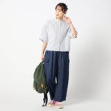 ノーカラーストライプシャツ | NICOLE | 詳細画像3 