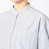ノーカラーストライプシャツ | NICOLE | 詳細画像7 