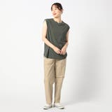 日本製ラウンドヘムノースリーブ | NICOLE | 詳細画像3 