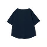 67ネイビー | 日本製デラヴェ天竺 半袖Ｔシャツ ムジ/ベーシックカラー | NICOLE