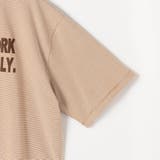 ミジンボーダーフロッキーロゴTシャツ | NICOLE | 詳細画像4 