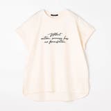 09ホワイト | 接触冷感・吸水速乾 刺繍ロゴTシャツ | NICOLE