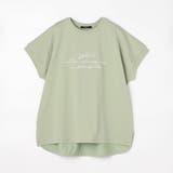 41ライトグリーン | 接触冷感・吸水速乾 刺繍ロゴTシャツ | NICOLE